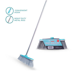 Broom brush with handle