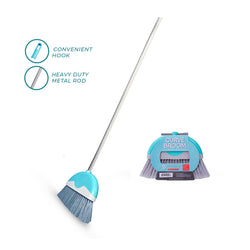 Broom brush with handle