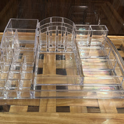 Luxury cosmetics rack
