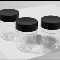 Set of 6 pcs Food Graded Plastic Jar 500ml, Crystal Plastic Jar, Pantry Jars, Storage Jar, Spice Jar, Pickle Jar, Also Available for Commercial use