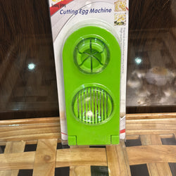Cutting egg machine