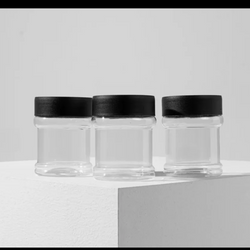 Set of 6 pcs Food Graded Plastic Jar 500ml, Crystal Plastic Jar, Pantry Jars, Storage Jar, Spice Jar, Pickle Jar, Also Available for Commercial use