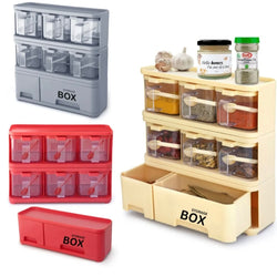 Pretty Neat storage box spice rack  6 in 1