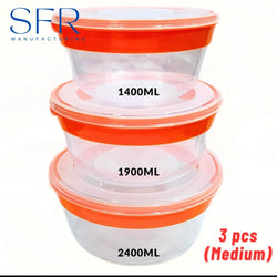 Ringo bowl set 3pcs medium 1400ml,1900ml,2400ml)