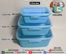 Lavenna food master air tight storage box 3 pcs set