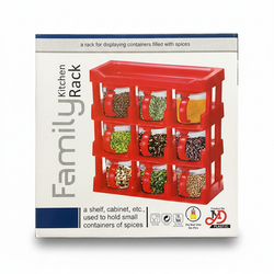 Spice rack family kitchen Rack 9 pcs