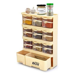 Pretty Neat Storage box spice rack 9 in 1