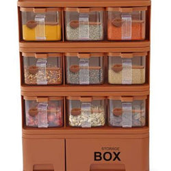 Pretty Neat Storage box spice rack 9 in 1