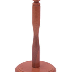 Wooden Kitchen Roll Holder - Brown