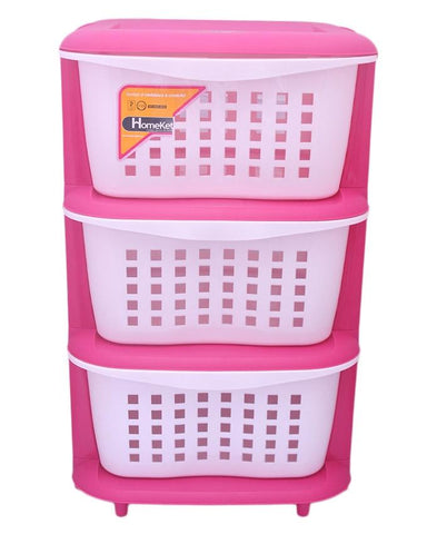 
  
	
    
	
    3-Drawer Storage Organizer Unit For Closet