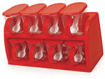 Hommold 2-Tier Spice Rack With 8 Spice Jars - Hommold