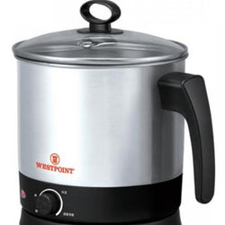 WF-6275 - Westpoint Deluxe Electric Tea Kettle - Silver & Black - Hommold