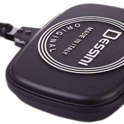 Dessini Double Grill Pan 36 cm With Extra Rubber Seal and Magnetic Lock System - Hommold