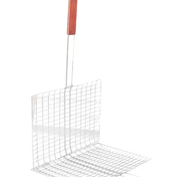 Jumbo BBQ Square Grill Pan Wooden Handle 16 x 12 Inches - Hommold