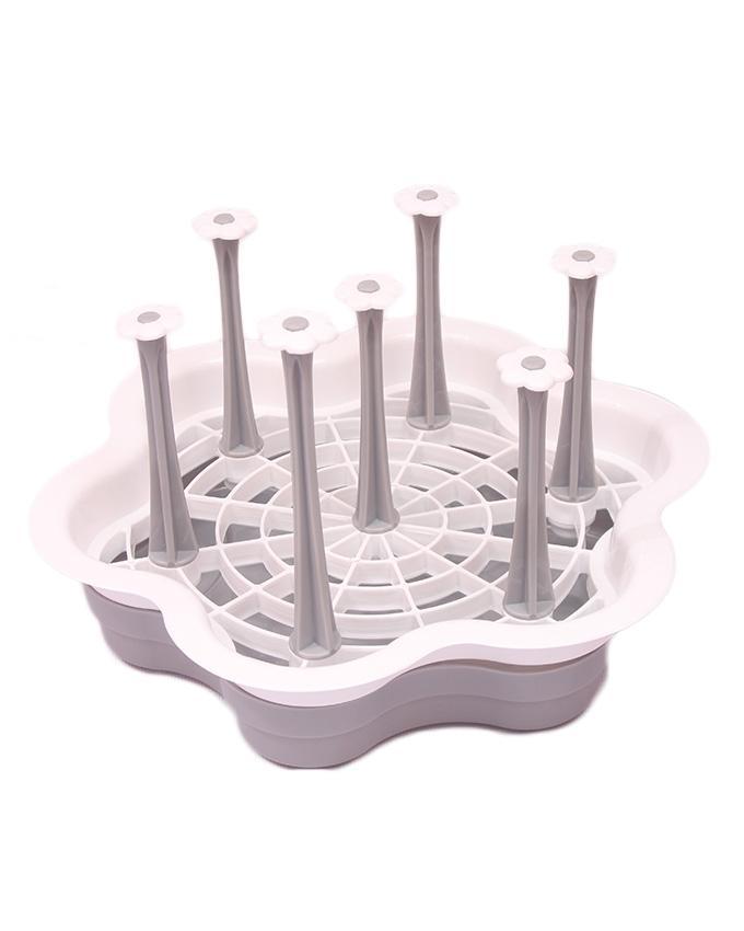 hommold-Lifestyle Glass Stand Rack - Grey - A