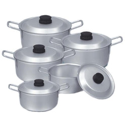 Set Of 5 - Aluminium Wire Handle Pots - Hommold