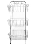 Stainless Steel 3 Tiered Rectangular Kitchen Rack - Hommold