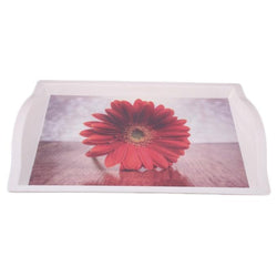 Floral Melamine Rectangular Serving Tray - Hommold