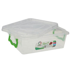 Morrison's Food Storage Space Saving Containers Boxes With Lock Clips - Set of 3 - Hommold