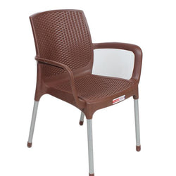 4 Patio Garden Chairs & 1 Heavy-Duty Folding Table Set - Hommold