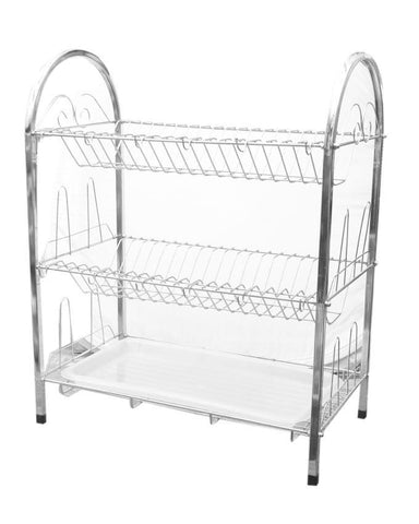 hommold-Stainless Steel 3 Tiered Utensils Kitchen Rack
