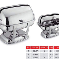 Buffet Serving Dish Rectangular - (2.3 Litres - 7.2 Litres) - Hommold