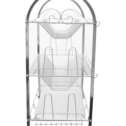 Stainless Steel 3 Tiered Utensils Kitchen Rack - Hommold