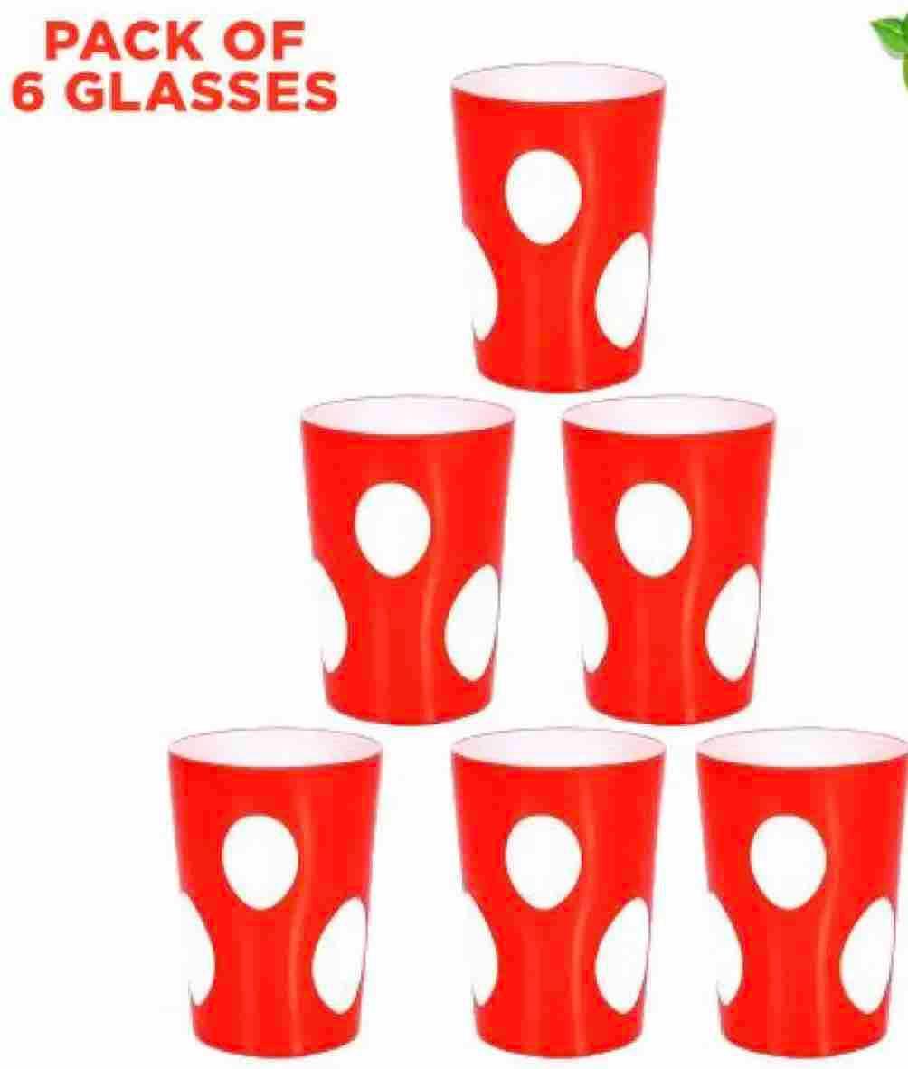 hommold-Pack of 6 - Plastic Glass