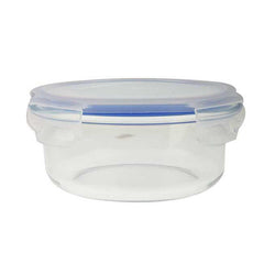 Premium Glass Leak Proof & Airtight Food Storage Containers - 5 Pcs Round Containers Set - Hommold