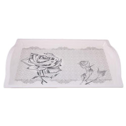 Whiterose Melamine Rectangular Serving Tray - Hommold