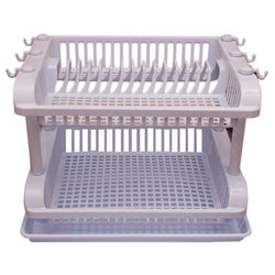 Kitchenaid Italian 2-Tier Kitchen Sink Dish Drainer Drying Rack - Hommold