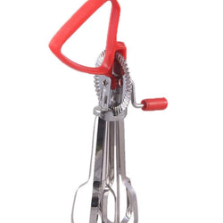 Manual Hand Beater & Egg Whisk - Silver - Hommold
