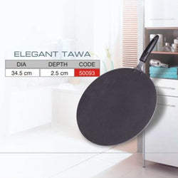 Non-Stick Elegant Tawa - 34.5 cm - Black - Hommold