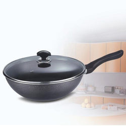 Non-Stick Super Wok with Glass Lid - 30 cm - Hommold
