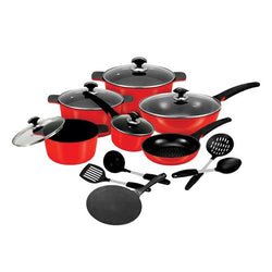 Omega Plus Cookware Set Ceramic Coating - 18 Pcs - Hommold
