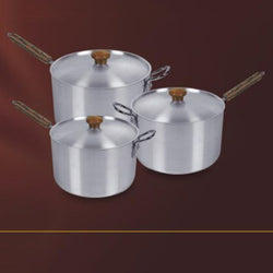 Pack of 3 - Sauce Pot Set 1 - Silver - Hommold