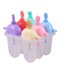 Pack of 6 - Popsicle Maker with Sipper Straws - multicolor - Hommold