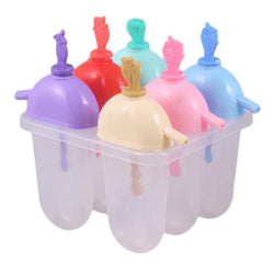 Pack of 6 - Popsicle Maker with Sipper Straws - multicolor - Hommold