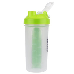 Pill & Vitamin Organizer Water Bottle - Green - Hommold