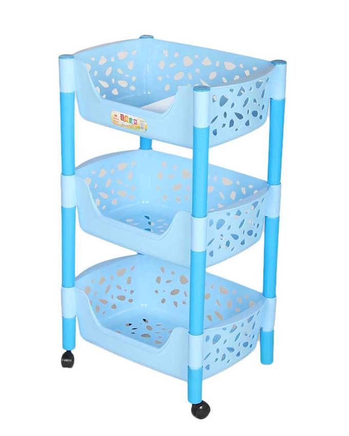 Multipurpose 3 - Tiered Kitchen Home Storage Portable Rack - Hommold