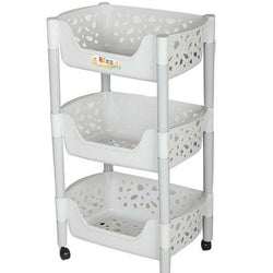 Multipurpose 3 - Tiered Kitchen Home Storage Portable Rack