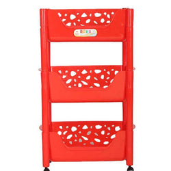 Italian Multipurpose 3 - Tiered Kitchen Home Storage Portable Rack With 4 360 Degree Wheels - Hommold