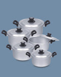 Set Of 5 - Bakelite Handle Pot - Hommold
