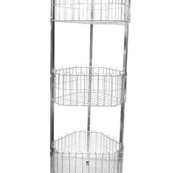 Stainless Steel 3 Tiered Triangular Kitchen Rack - Hommold