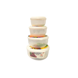 Plastic Bowl Sets - 4pcs - Hommold