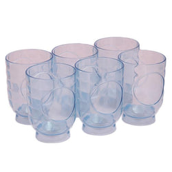 Pack of 6 - Diamond Acrylic Tumblers - 375 ml - Hommold