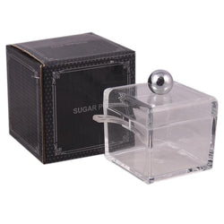 Acrylic Sugar Pot With Spoon - Hommold