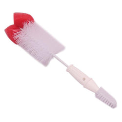 Double Sided Baby Bottle Cleaning Brush - White - Hommold