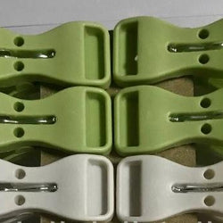 Plastic Clothing Line Pegs Hooks Extra Value Pack of 16 - Hommold