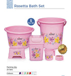 Rosetta Bathroom Sets - 6 Pieces - Hommold